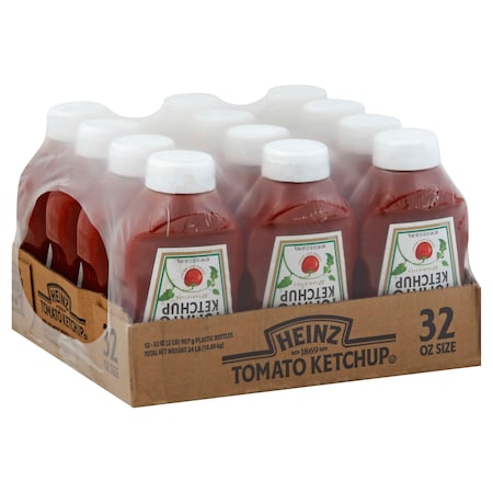 Heinz Heinz Squeeze Ketchup 32 oz. Bottle, PK12 10013000006054
